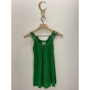 Anthropologie Sleeveless Women's Tank Tops Green